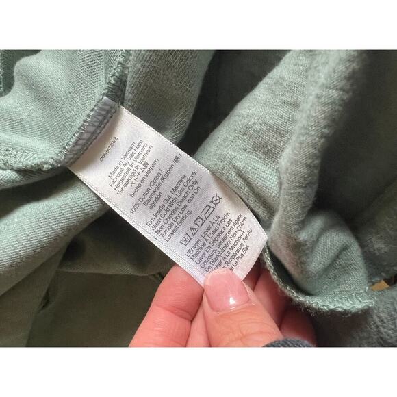 Madewell Brushed Knit Shirt Jacket Mint - Picture 3 of 8